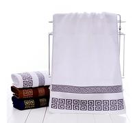 YUPT Serviettes de bain doux confortable de la personnalité ,34 × 75cm White