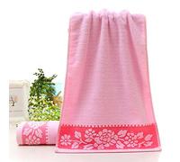 YUPT Serviettes de bain doux confortable de la personnalité ,74*33 Pink