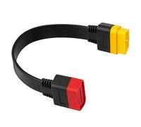 YUPVM Nouveau connecteur de câble d'extension OBD OBD2 pour Launch X431 V/Easydiag 3.0 / Mdiag/Golo câble principal de 16 broches mâle un femelle 36 cm, Noir