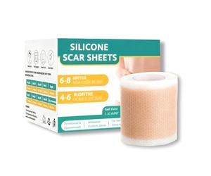 YUPZAR 1 Pièce de Pansement Silicone Cicatrice, Pour les Cicatrices dues à une Césarienne, Une Opération, Brûlure, Un Chéloïde, de l'acné et plus (4 cm x 300 cm)