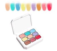 YUPZAR 1 Pièce Vernis Semi Permanent, 9 Couleurs Gel Vernis à Ongles, Vernis Gel UV Semi Permanent, Soak-off UV/LED Semi-permanent Manucure Cadeau