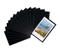 Yuqilin 15 Pièces Cadre Magnetique 3 Pouces Mini Cadre Photo Magnetique Frigo Transparent Magnetic Photo Frames for Fridge Aucun Perçage Requis pour Photos Notes Calendriers (Noir)