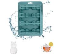 Yuqilin Bac a Glacon,Moule Silicone en Forme Chaton Bac Glacon Silicone Moule Glacon Bac à Glace Ice Cube Tray Forme Chaton Réutilisable,pour Cocktails Vin Whisky Café