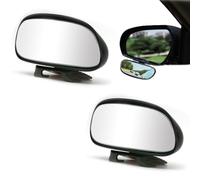 Yuqilin Miroir D'angle Mort pour Rétroviseur Haute Définition Retroviseur Conduite Accompagnée Réglable Miroir Retroviseur Exterieur Rétroviseur D'angle Mort pour Marche Arrière Stationnement