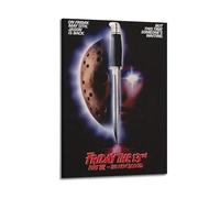 YUQLAGA Poster du film Friday The 13th Part VII The New Blood - Impression sur toile pour salon, chambre à coucher, salle de jeux, bureau - 20 x 30 cm