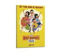 YUQLAGA Poster du film The Bob's Burgers - Impression sur toile pour salon, chambre à coucher, salle de jeux - Bureau - 30 x 45 cm