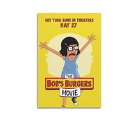 YUQLAGA Poster du film The Bob's Burgers - Impression sur toile pour salon, chambre à coucher, salle de jeux, bureau - 50 x 75 cm