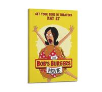 YUQLAGA Poster du film The Bob's Burgers - Impression sur toile pour salon, chambre à coucher, salle de jeux, bureau - 60 x 90 cm