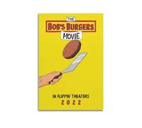 YUQLAGA Poster du film The Bob's Burgers - Impression sur toile pour salon, chambre à coucher, salle de jeux, bureau - 20 x 30 cm