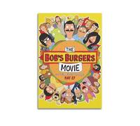 YUQLAGA Poster du film The Bob's Burgers - Impression sur toile pour salon, chambre à coucher, salle de jeux - Bureau - 30 x 45 cm