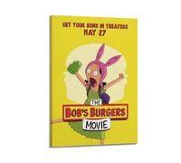YUQLAGA Poster du film The Bob's Burgers - Impression sur toile pour salon, chambre à coucher, salle de jeux, bureau - 20 x 30 cm