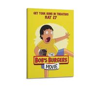 YUQLAGA Poster du film The Bob's Burgers - Impression sur toile pour salon, chambre à coucher, salle de jeux, bureau - 20 x 30 cm
