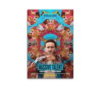 YUQLAGA Poster sur toile The Unbearable Weight of Massive Talent - Art mural pour salon, chambre à coucher, salle de jeux, bureau - 60 x 90 cm