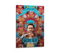 YUQLAGA Poster The Unbearable Weight of Massive Talent - Impression sur toile pour salon, chambre à coucher, salle de jeux, bureau - 40 x 60 cm