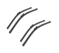 YUQUDGELKY 1/2/3/4/6PCS Essuie-Glace pour VW pour T&Ouran MK1 2007 2008 2009 2010 Balais Avant/arrière Accessoires Auto 24"+18"+16"(4 pièces)