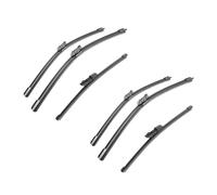 YUQUDGELKY 1/2/3/4/6PIÈCES Essuie-Glace pour VW pour Polo 6R Hatchback 2009-2017 Balais D'essuie-Glace Avant/arrière Accessoires Auto(6 PCS)