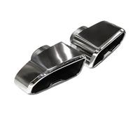 YUQUDGELKY 1 Paire D'embouts D'échappement Pour X3 X4 G01 G02 G08 2018 2019 2020 2021 Silencieux Carré En Acier Inoxydable(Argent)