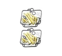 YUQUDGELKY 2 Pièces Kit De Réparation Carburateur Moto Pour Mikuni BST33 Pour SUZUKI GS500E 1989-1998 1999 200 Membranes À Vide Flottantes(Ensemble A)