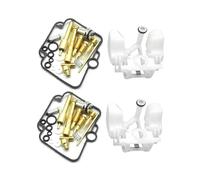 YUQUDGELKY 2 Pièces Kit De Réparation Carburateur Moto Pour Mikuni BST33 Pour SUZUKI GS500E 1989-1998 1999 200 Membranes À Vide Flottantes(Ensemble C)