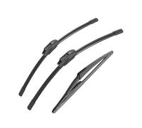 YUQUDGELKY 3 Pièces Balai D'essuie-Glace pour N&issan pour Kicks 2017-2022 Balais D'essuie-Glace Avant/arrière Brosses Accessoires Auto(3 pièces)