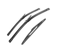 YUQUDGELKY 3PCS Essuie-Glace pour Opel pour Zafira B Mk2 2005 2006 2007-2011 Avant Arrière Balais De Lame Coupeur Accessoires Auto(3 pièces)