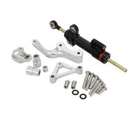 YUQUDGELKY Accessoire Moto En Aluminium CNC Amortisseur De Direction Avec Kit Fixation Complet Pour Ducati Pour Monster 696 795 796 À Partir 2008(Modèle B)