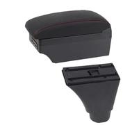 YUQUDGELKY Accoudoir Auto Pour Daewoo Pour Kalos Pour Gentra Pour Revon R3 Console Centrale Boîte De Rangement Accessoires Auto(C1 ligne rouge 7USB)
