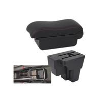 YUQUDGELKY Accoudoir Auto Pour KIA Pour RIO Pour STONIC Pour KIA Pour Rio Lx Cerato 2015-2024 Boîte De Rangement Centrale Pièce De Retrofit Accessoire Auto(B1 Noir rouge 3USB)
