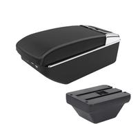 YUQUDGELKY Accoudoir Central Pour MG ZS Rangement Intérieur Avec Port USB Accessoires D'intérieur(A3 Noir blanc 7USB)