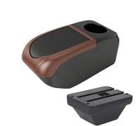 YUQUDGELKY Accoudoir Central Pour MG ZS Rangement Intérieur Avec Port USB Accessoires D'intérieur(B3 Brown frame 6USB)