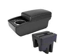 YUQUDGELKY Accoudoir Central Pour TOYOTA Pour AVANZA 2016 Boîte À Accoudoir Pièces De Rétrofit Intérieur Accessoires Boîte De Rangement Centrale(B3 Noir blanc 6USB)