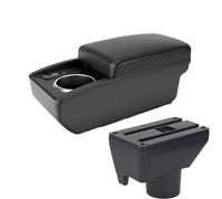 YUQUDGELKY Accoudoir Central Pour Toyota Pour Yaris Pour Vitz Pour Vios 2011 2012 2013 2014 2015 2016 2017 Boîte De Rangement Centrale(B2 Ligne noire 6USB)