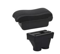 YUQUDGELKY Accoudoir De Voiture Pour Peugeot 208 2012 2013-2018 Boîte De Rangement Pièces De Rétrofit Accessoires Intérieurs De Voiture(A3 Black white NO USB)