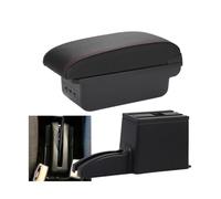 YUQUDGELKY Accoudoir Pour Nissan Pour DATSUN MIDO NODO Accoudoir De Voiture Boîte De Rangement Accessoires Détails Intérieurs Accoudoir Central(B1 Noir rouge 3USB)
