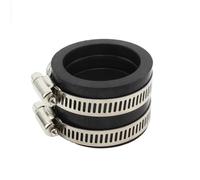 YUQUDGELKY Adaptateur De Carburateur Moto Tuyau D'admission En Caoutchouc 33 Mm 35 Mm 40 Mm Pour Carburateur Pour Keihin Pour Mikuni Pour Oko(NOIR,33mm)