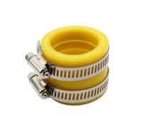 YUQUDGELKY Adaptateur De Carburateur Moto Tuyau D'admission En Caoutchouc 33 Mm 35 Mm 40 Mm Pour Carburateur Pour Keihin Pour Mikuni Pour Oko(Jaune,40MM)