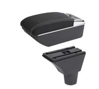 YUQUDGELKY Boîte D'accoudoir Boîte De Rangement Intérieur Pièces Retrofit Dédiées Pour Citroën C3 C4(C white line 7USB)