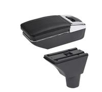 YUQUDGELKY Boîte D'accoudoir Boîte De Rangement Intérieur Pièces Retrofit Dédiées Pour Citroën C3 C4(Une ligne noire Pas d'USB)