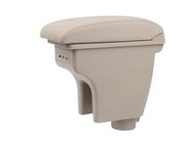 YUQUDGELKY Boîte D'accoudoir Pour Chevrolet Pour Aveo Pour Lova T200 T250 Boîte D'accoudoir Centrale Avec Rangement Console Et Support Bras/coude(Beige)