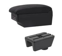 YUQUDGELKY Boîte D'accoudoir Pour Seat Pour Ibiza Pour Ibiza MK4 IV 6J 2008-2017 Design Intérieur Console De Voiture Boîte De Rangement D'Accoudoir(Ligne blanche E1)