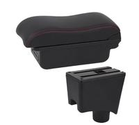 YUQUDGELKY Boîte De Rangement - Détails Intérieurs - Accessoires Auto Accoudoir De Voiture Pour N&issan Pour Almera G15(B1 ligne rouge 3USB)