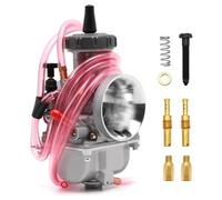 YUQUDGELKY Carburateur Pour PWK 33mm 34mm 35mm 36mm 38mm 40mm 42mm Pour KEIHIN 2T 4T Scooter ATV UTV 250CC 300CC 350CC 400CC Moteur Moto(34mm)