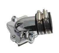 YUQUDGELKY Collecteur D'admission D'interface De Carburateur 35mm Avec Clapet À Lamelles Pour PWK PE Pour BWS100 Pour Yamaha JOG50 JOG90 Scooter 2 Temps 50cc 90cc