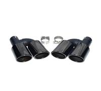 YUQUDGELKY Embout De Silencieux D'échappement Arrière En Acier Inoxydable Pour A3 A4 A5 A6 A7 S4 S5 S6 S7(NOIR)
