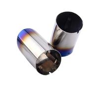 YUQUDGELKY Embout De Silencieux D'échappement Chromé En Acier Inoxydable 2 Pièces Pour Q7 TDI Pour Quattro 2006-2013 Accessoires Automobiles(Bleu)