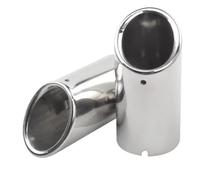 YUQUDGELKY Embout De Silencieux D'échappement En Acier Inoxydable Pour VW Pour Passat B7 CC Pour Tiguan 2011-2015 Accessoires De Style Automobile(Argent)