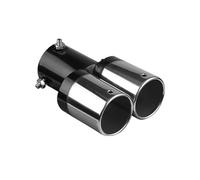 YUQUDGELKY Embout De Silencieux D'échappement Universel En Acier Inoxydable Garniture Chromée Accessoire Pour Silencieux Arrière De Voiture Modifié(Droit)