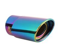 YUQUDGELKY Embout De Silencieux D'échappement Universel En Acier Inoxydable Garniture Chromée Accessoire Pour Silencieux Arrière De Voiture Modifié(Droit)