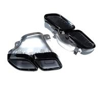 YUQUDGELKY Embout D'échappement En Acier Inoxydable Noir À Embouchure Carrée Pour Mercedes pour Benz GT63 AMG 63(NOIR)