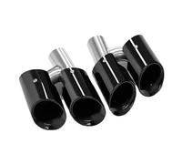YUQUDGELKY Embout D'échappement Quadruple En Acier Inoxydable 304 Pour Panamera 970 2010 2011 2012 2013 GTS Design(Noir A)